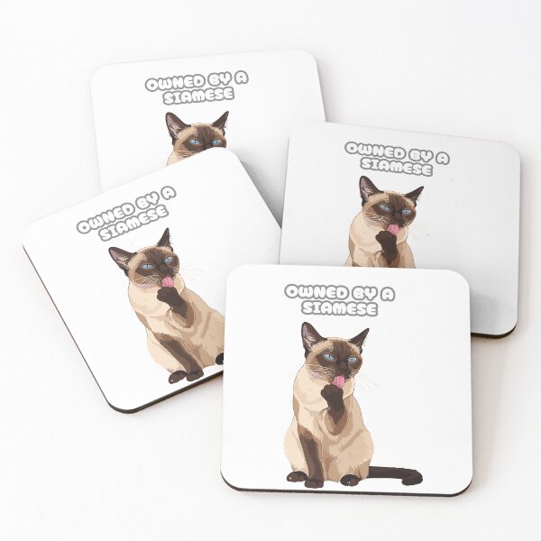 Item preview, Owned by a Siamese - Funny Siamese Cat Owner Shirt designed and sold by janicerafael.