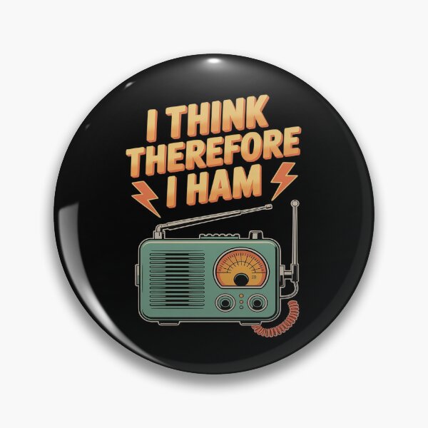 Item preview, I Think Therefore I Ham Amateur Radio Operator Funny designed and sold by Slwankol.