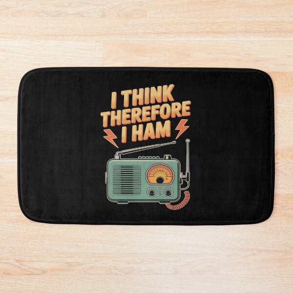Item preview, I Think Therefore I Ham Amateur Radio Operator Funny designed and sold by Slwankol.