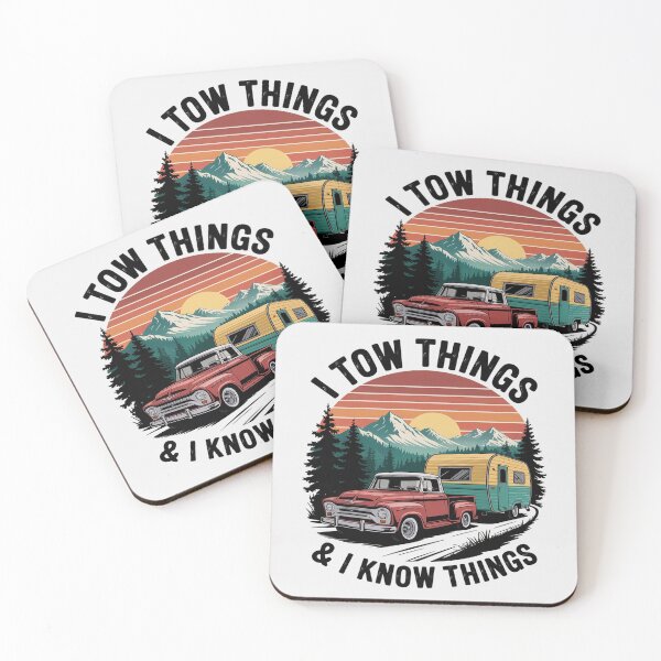 Item preview, I Tow Things and I know Things Fathers Day Hiking Funny designed and sold by Slwankol.
