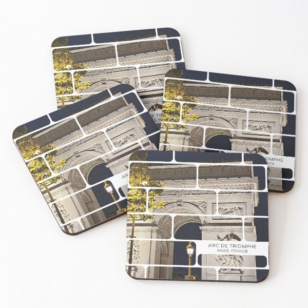 Item preview, Arc de Triomphe, Paris in brick wall design layout designed and sold by CHASAcreative.