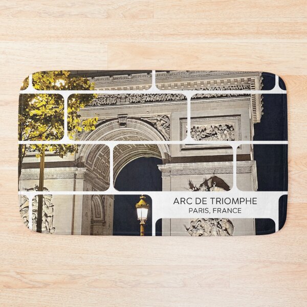 Item preview, Arc de Triomphe, Paris in brick wall design layout designed and sold by CHASAcreative.
