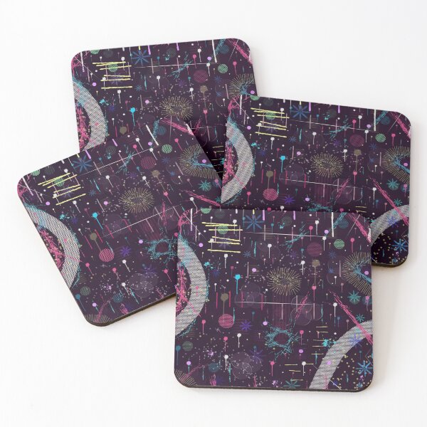 Item preview, Fireworks Display: Abstract Painting  designed and sold by DanielleGensler.