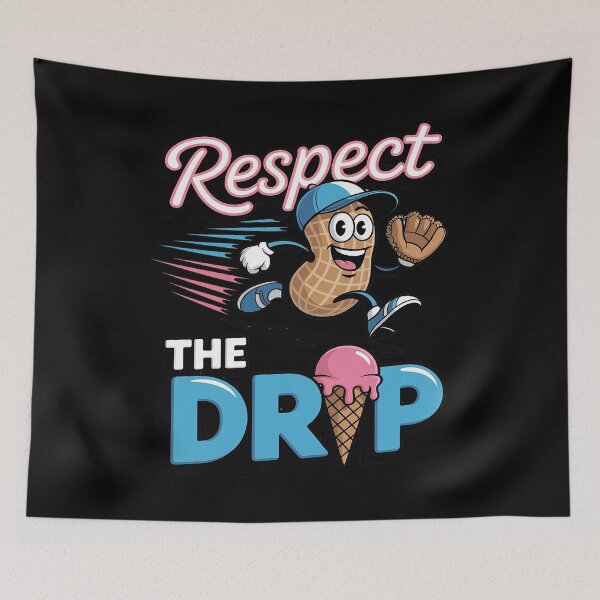 Item preview, Ice Cream Drip Baseball Stuff Fan Gear Respect The Drip Boys designed and sold by Slwankol.