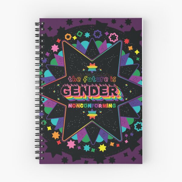 Item preview, The future is Gender Nonconforming [rainbow] designed and sold by deadbeatprince-typography.