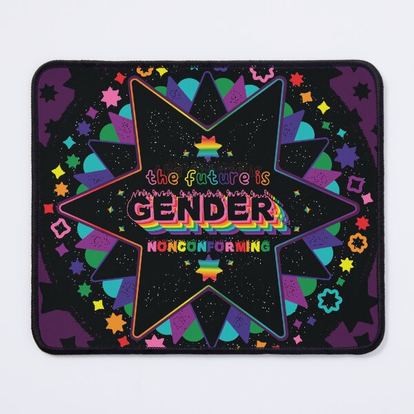 Item preview, The future is Gender Nonconforming [rainbow] designed and sold by deadbeatprince-typography.
