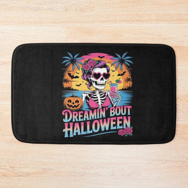 Item preview, Funny Skeleton Dreamin 'Bout Halloween Summerween Vibes designed and sold by VladimiaPutin.