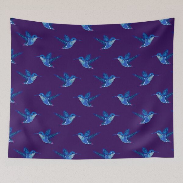 Item preview, Hummingbird in Flight-Purple designed and sold by deblevart.