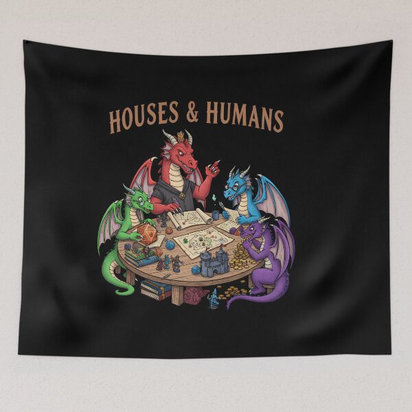 Item preview, Houses And Humans Funny Dragon designed and sold by arielfrench240.