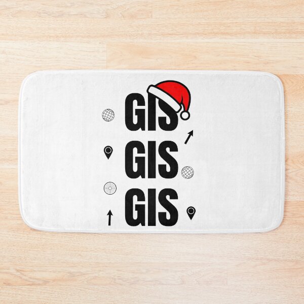 Item preview, GIS Christmas Geospatial Typography designed and sold by SpatialPost.