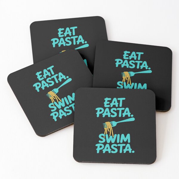 Item preview, Swimming Eat Pasta Swim Fasta Swimmer designed and sold by nicomitchell.