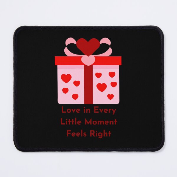 Item preview, Romantic Pink Gift Box with Love Quote Illustration designed and sold by Jirada.
