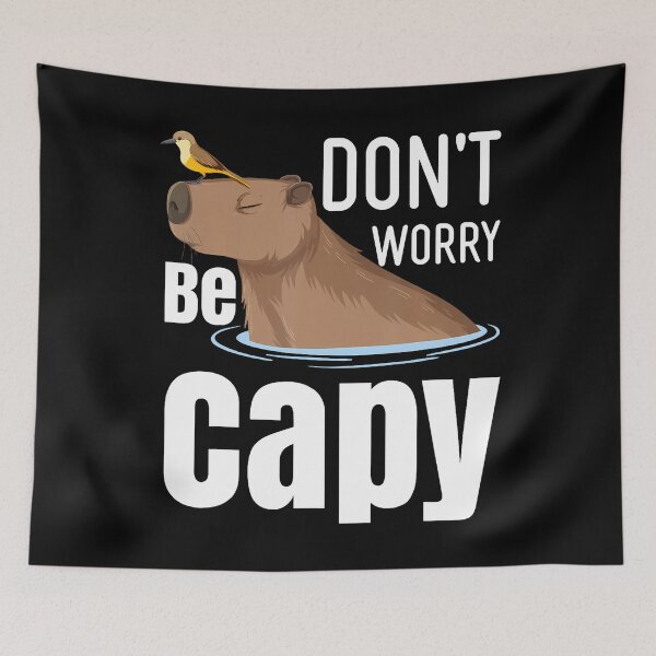 Item preview, Retro Dont Worry Be Capy Youth Women Men Boys Capybara designed and sold by mischwpwarso.