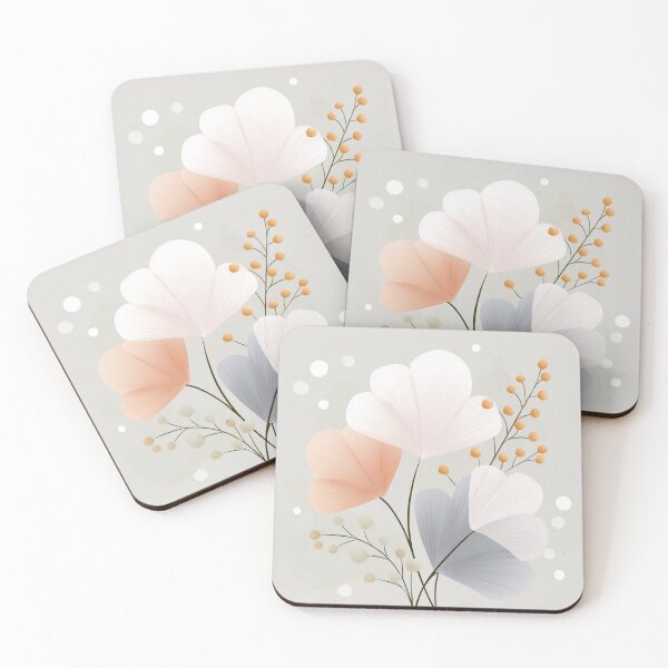 Item preview, Soft Minimalist Floral Composition designed and sold by PaintbrushPlace.