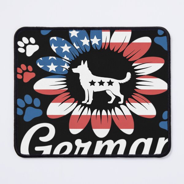 Item preview, German Shepherd Mom Pride American July 4th Sunflower designed and sold by VladimiaPutin.