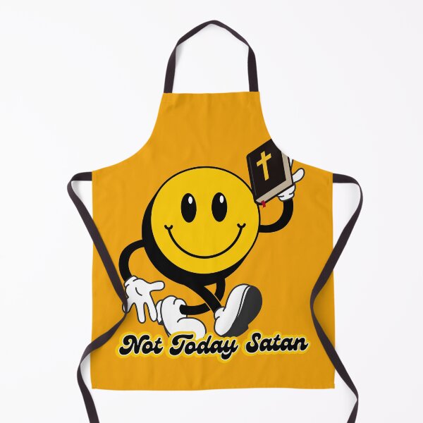 Item preview, Not Today Satan (Smiley) designed and sold by Tripp Art Studio.