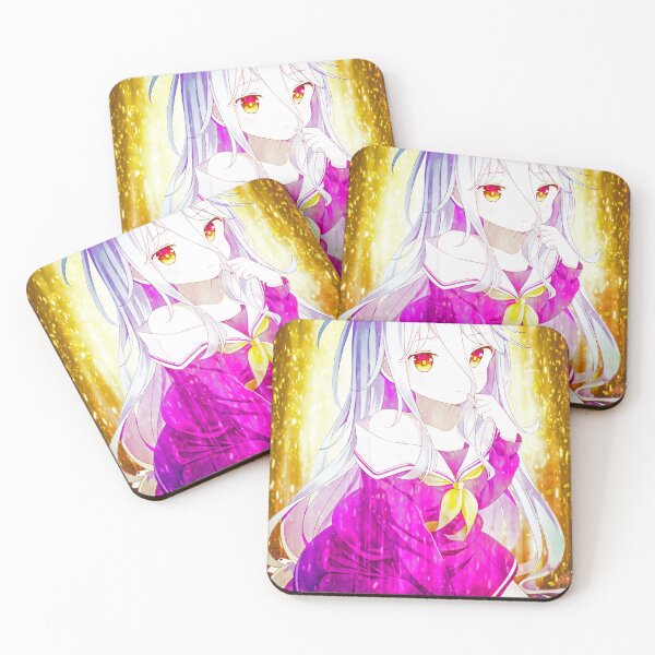 Artikelvorschau, Shiro No Game No Life Anime-Mädchen Lila Fantasy-Krone Goldene Aura Szene entworfen und verkauft von Tokyonomad.