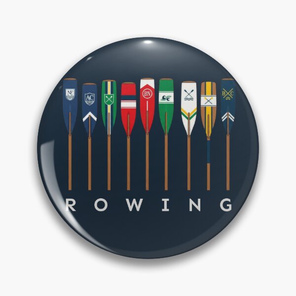 Item preview, Rowing Oars Illustration Classic Nautical Sport Art designed and sold by KiwiRider.