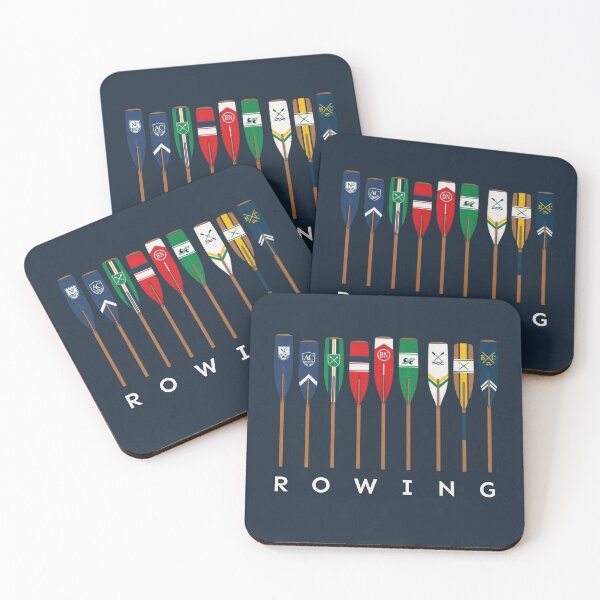 Item preview, Rowing Oars Illustration Classic Nautical Sport Art designed and sold by KiwiRider.