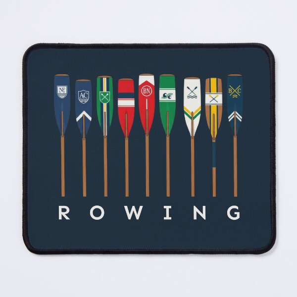 Item preview, Rowing Oars Illustration Classic Nautical Sport Art designed and sold by KiwiRider.