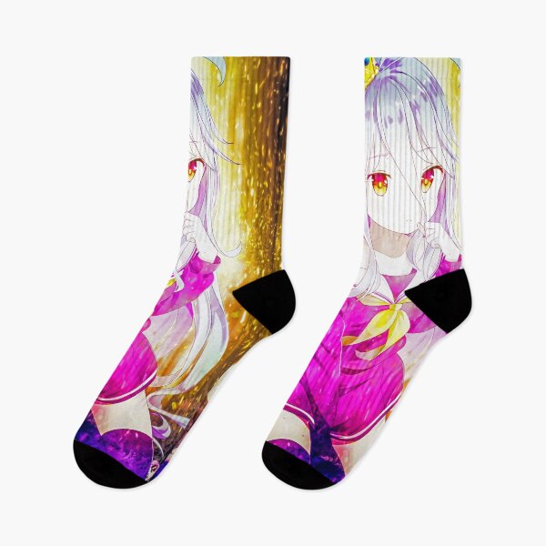 Item preview, Shiro No Game No Life Anime Girl Purple Fantasy Crown Golden Aura Scene designed and sold by Tokyonomad.