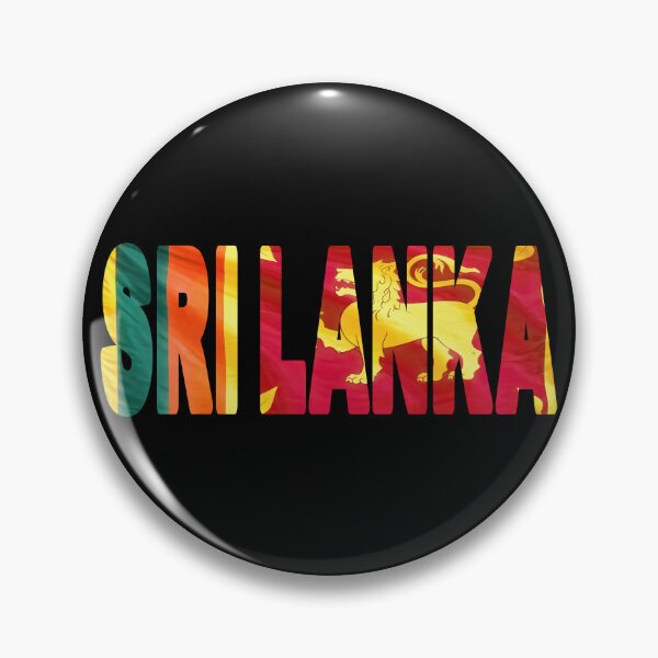 Item preview, SRI LANKA - Flag Flying in Wind cut to Letters Souvenir Sticker Shirt designed and sold by Adam Gormley.