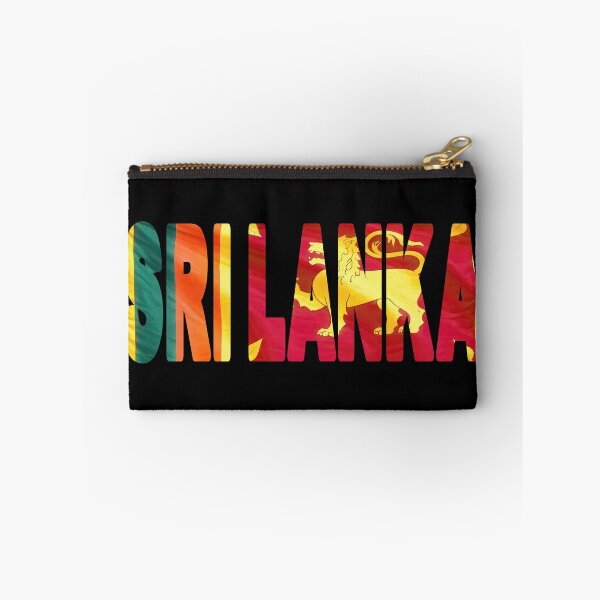 Item preview, SRI LANKA - Flag Flying in Wind cut to Letters Souvenir Sticker Shirt designed and sold by Adam Gormley.