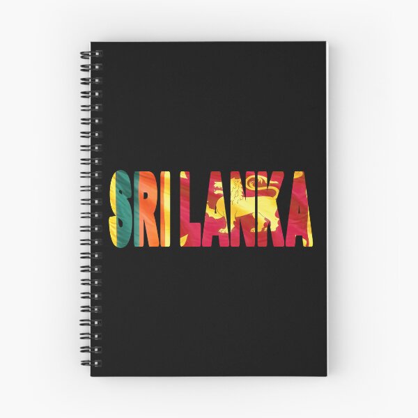 Item preview, SRI LANKA - Flag Flying in Wind cut to Letters Souvenir Sticker Shirt designed and sold by Adam Gormley.