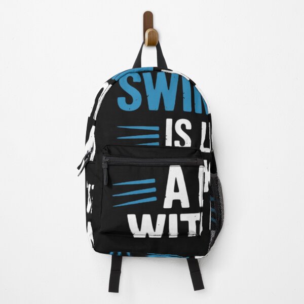 Item preview, Swimming A Day Without Swimming Quote Joke designed and sold by nicomitchell.