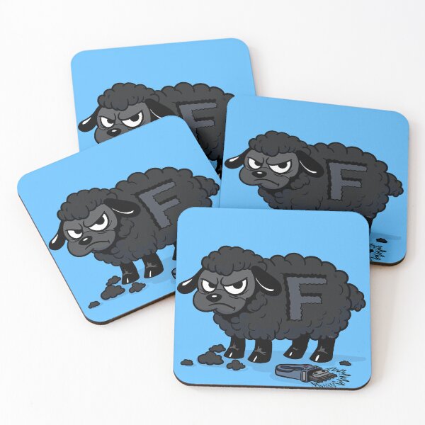 Item preview, F-Ewe (Black Sheep)  designed and sold by Kate Miller Illustrator.