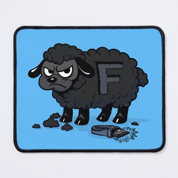 Item preview, F-Ewe (Black Sheep)  designed and sold by Kate Miller Illustrator.