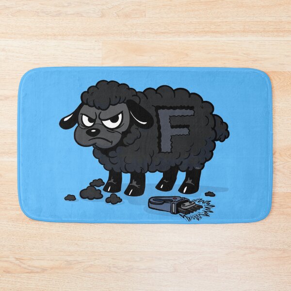 Item preview, F-Ewe (Black Sheep)  designed and sold by Kate Miller Illustrator.