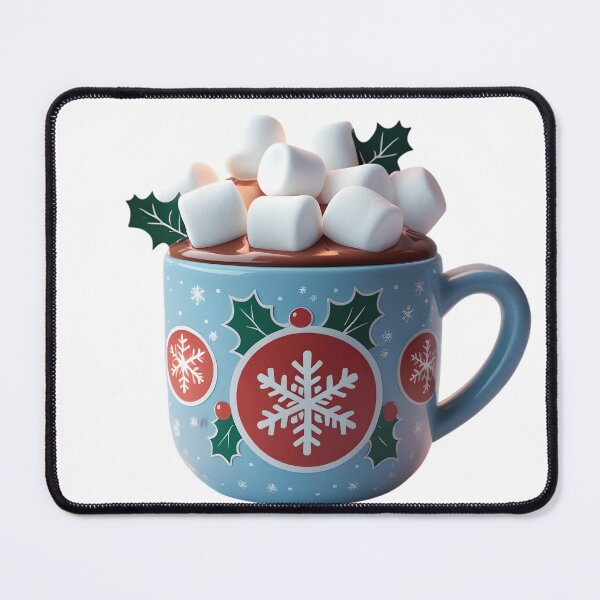 Item preview, Cute Christmas Hot Chocolate Mug Sticker Design designed and sold by BankMano.