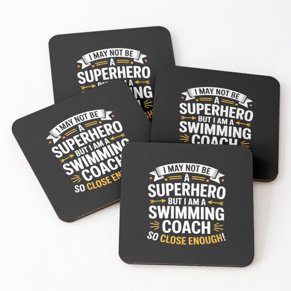 Item preview, Swimming Coach Gift Idea Superhero Swimming designed and sold by nicomitchell.