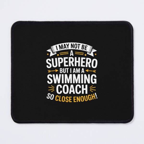 Item preview, Swimming Coach Gift Idea Superhero Swimming designed and sold by nicomitchell.