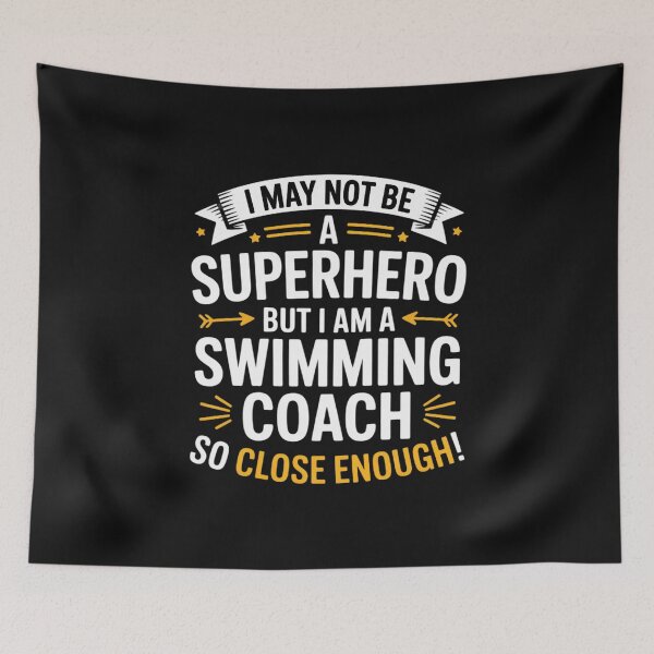 Item preview, Swimming Coach Gift Idea Superhero Swimming designed and sold by nicomitchell.