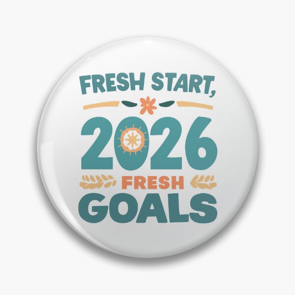 Item preview, Fresh Start 2026 Fresh Goals Typography designed and sold by DavidTeeStudio.