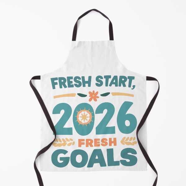 Item preview, Fresh Start 2026 Fresh Goals Typography designed and sold by DavidTeeStudio.