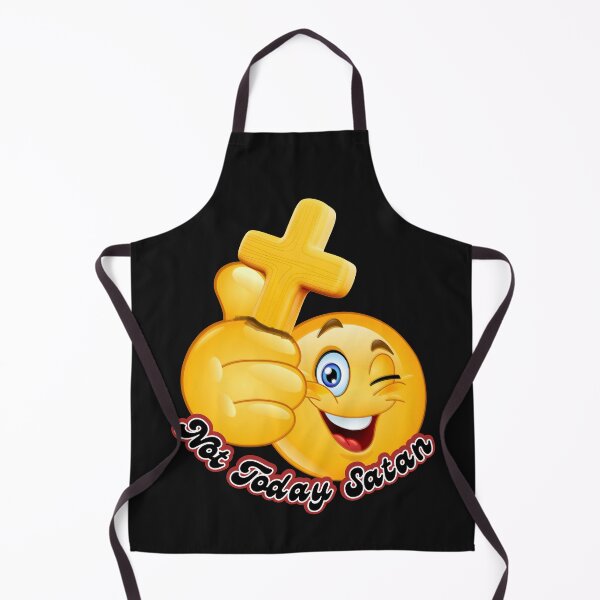 Item preview,  Not Today Satan (Smiley) designed and sold by Tripp Art Studio.
