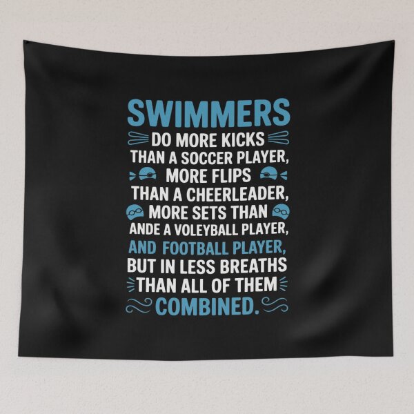 Item preview, Swimmers Facts Swimming Swim Coach Men Women designed and sold by nicomitchell.