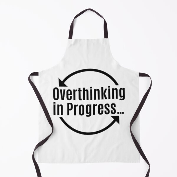 Item preview, Overthinking in Progress T-Shirt – Funny Relatable Anxiety Humor Meme Design for Overthinkers & Introverts designed and sold by PixelPlush.