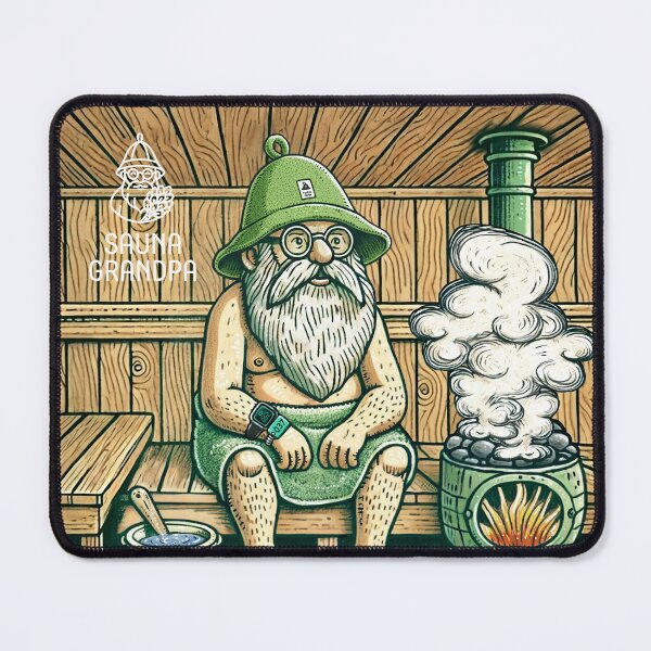 Item preview, Sauna Grandpa - Steam & Serenity - sauna room Rev.1 designed and sold by WABISABIMOMENTS.