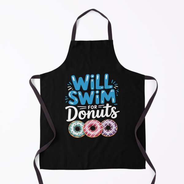 Item preview, Swimmer Will Swim For Donuts Swimming Swim Quote designed and sold by nicomitchell.