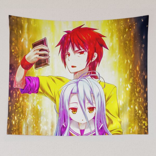 Item preview, Sora No Game No Life Anime Gamer Golden Fantasy Aura Vivid Scene designed and sold by Tokyonomad.