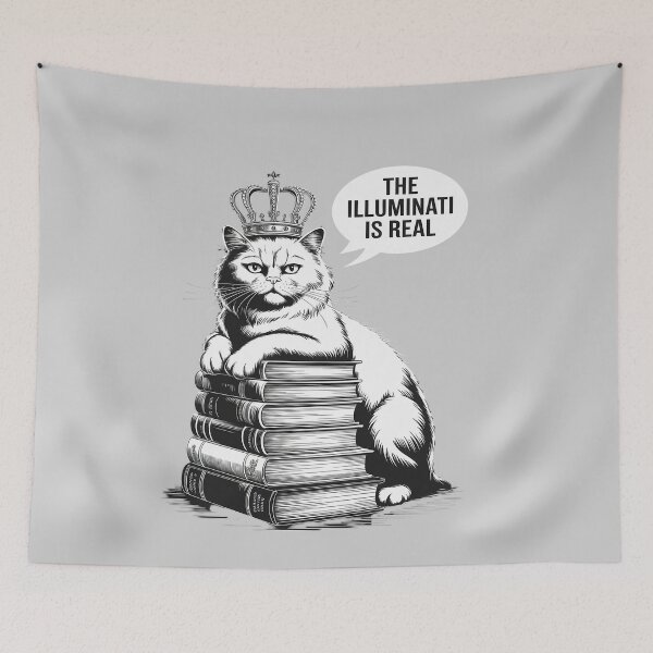 Item preview, Illuminati Cat Crown designed and sold by genkihikki.