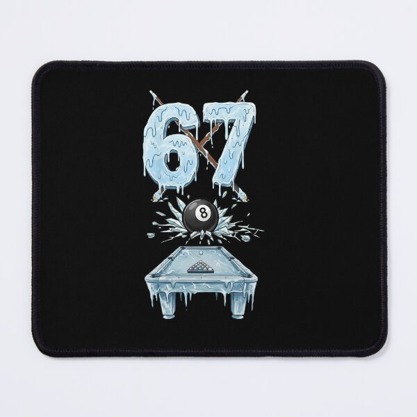Item preview, Frozen 8-Ball Pool Billard 67 6 7 Design designed and sold by LashondaGreen89.