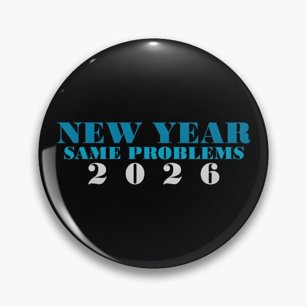 Item preview, New Year Same Problems 2026 Funny Sarcastic Quote T-Shirt designed and sold by PixelPlush.