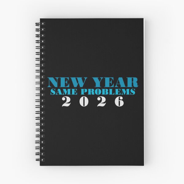 Item preview, New Year Same Problems 2026 Funny Sarcastic Quote T-Shirt designed and sold by PixelPlush.