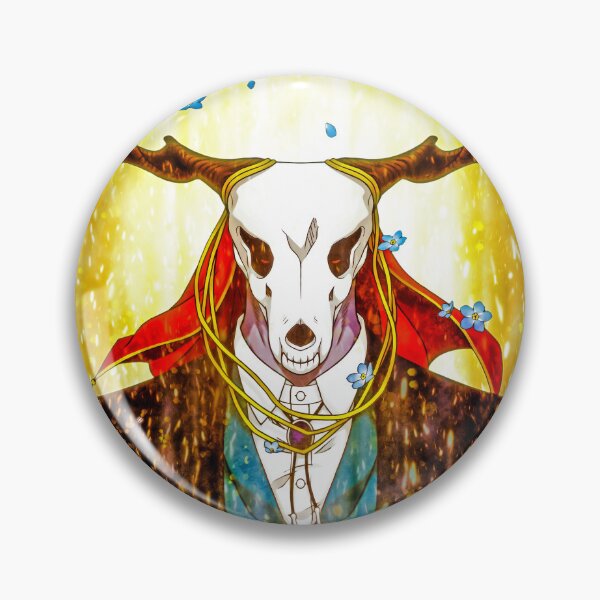 Item preview, Elias Ainsworth Ancient Magus Bride Anime Mysterious Elias Skull Mask designed and sold by Tokyonomad.