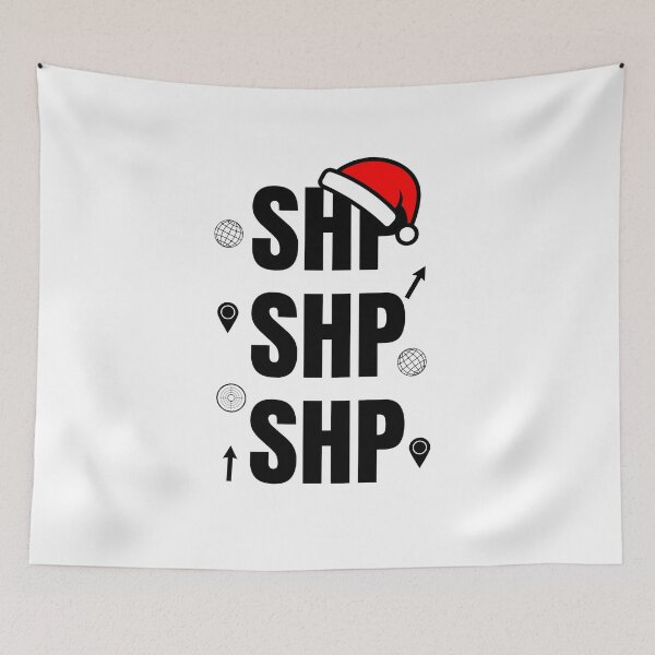 Item preview, SHP Christmas Geospatial Typography designed and sold by SpatialPost.